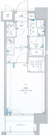 サンヒルズ薬院の物件間取画像